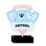 B5685 - Lampada neon LED con stand Paw Patrol - Logo - Illuminazione da Interno