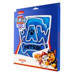B5685 - Lampada neon LED con stand Paw Patrol - Logo - Illuminazione da Interno