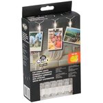 ED5420 - Catena Luminosa 16 LED con mollette 2m - Illuminazione da Esterno