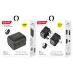 F2230 - Adattatore da viaggio per prese elettriche Europa/America/Inghilterra KSC-174 - Connettività