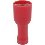B4500 - Connettore faston femmina isolato 6.3mm rosso 0.5-1.5mm confezione da 100 - Capicorda