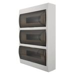 E9360 - Centralino da parete 45 moduli con porta trasparente - Scatole e quadri