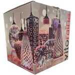 C5038 - Lampadario in vetro cromato 1xE27 Ø25cm - Illuminazione da Interno