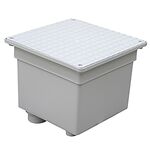 E3045 - Pozzetto con coperchio per cavi elettrici PP con guarnizioni e viti 250×250 mm - Pozzetti