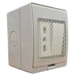 E9240 - Box stagno da parete IP55 con interruttore e presa 10-16A - Connettività