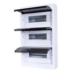 E9340 - Centralino da parete 36 moduli con porta trasparente - Scatole e quadri