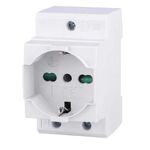 EL059 - Presa Schuko per quadro elettrico 16A 250V Bipasso + Terra - Connettività