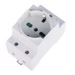 EL059 - Presa Schuko per quadro elettrico 16A 250V Bipasso + Terra - Connettività