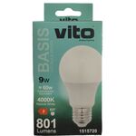 EL115 - Lampadina LED E27 9W 801lm 4000k luce naturale Vito - Lampade LED