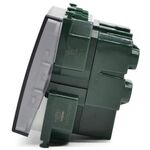 EL1736 - Interruttore campanello chiaro 10A 250V compatibile Vimar Plana - Compatibile Vimar Plana