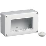 EL2180 - Box 4 moduli bianco compatibile Vimar Plana - Compatibile Vimar Plana