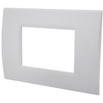 EL2279 - Placca 3 posti bianca Soft Touch compatibile Living International - Compatibile Living International