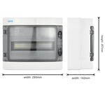 EL230 - Centralino da Parete 12 moduli con porta trasparente - Scatole e quadri