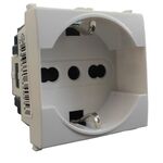 EL232 - Presa schuko bianca 16A 250V compatibile Vimar Arké - Compatibile Vimar Arké 