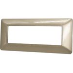 EL2328 - Placca in tecnopolimero 6P champagne compatibile Matix - Compatibile Matix