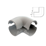 EL3275 - Curva 90° ispezionabile diametro 25mm IP40 - Passacavi