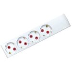 EL3047 - Multipresa Schuko senza cavo 4 posti bianca - Connettività