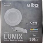 EL3211 - Faretto LED 5W 350Lm Φ70MM 3xCCT - Illuminazione da Interno