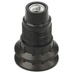 EL3214 - Portalampada E14 in bachelite nero con 2 anelli - Connettività