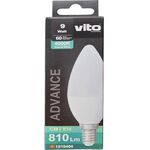 EL354 - Lampadina LED C38 9W E14 810lm luce naturale 4000k - Lampade LED