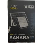 EL4090 - Faretto solare LED 150W 1650lm luce fredda 6000k IP65 Vito - Illuminazione da Esterno