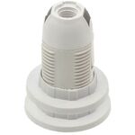 EL436 - Portalampada E14 bianco in plastica con 2 anelli Vito - Connettività