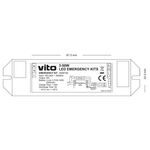 EL594 - Kit ricaricabile illuminazione LED d'emergenza 3-50W 3.7V 2200mAh - Illuminazione di Sicurezza