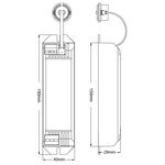 EL594 - Kit ricaricabile illuminazione LED d'emergenza 3-50W 3.7V 2200mAh - Illuminazione di Sicurezza