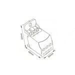 EL1180 - Morsettiera equipotenziale DIN - UKK 80A - Morsetti