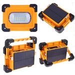 K494 - Faro LED con funzione powerbank a ricarica solare 9000mAh 60W  6500K - Lampade LED