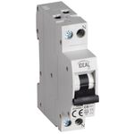 KA1124 - Interruttore magnetotermico 1P+N C6 6A Kanlux - Interruttori magnetotermici