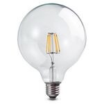 N882 - Lampada LED Deco Tecno Vintage Globo Trasparente E27 7W 2700K - Lampade LED