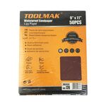 TL9905 - Carta abrasiva impermeabile 80 - confezione da 50 - Attrezzi e utensili