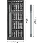 WB645 - Set cacciavite di precisione con punte magnetiche 25 pezzi - Utensili