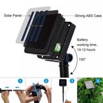 WB328 - Striscia LED luce calda in filo di rame 10m 100 led con pannello solare - Strisce LED