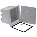 E3045 - Pozzetto con coperchio per cavi elettrici PP con guarnizioni e viti 250×250 mm - Pozzetti