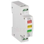 KA2180 - Indicatore di tensione per guida DIN KLI-RGY Kanlux - Indicatori luminosi