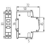 KA1041 - Indicatore di tensione per guida din KLI-3R Kanlux - Indicatori luminosi