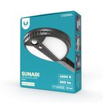 EL3050 - Lampada LED solare 6W 500lm 4500K con sensore di movimento luce bianca - Illuminazione da Esterno