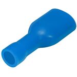 B8058 - Connettore faston femmina isolato 6.3mm blu 1.5-2.5mm confezione da 100 - Capicorda