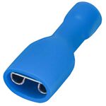 B8058 - Connettore faston femmina isolato 6.3mm blu 1.5-2.5mm confezione da 100 - Capicorda