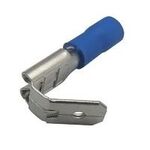 B2030 - Connettore Faston doppio 6,3 mm blu per cavi 1,5-2,5 mm² confezione da 100 - Capicorda