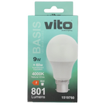 EL031 - Lampada LED B22 801lm 9W 4000k luce naturale - Lampade LED