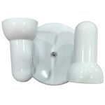 EL034 - Lampada applique da parete 2xE27 in metallo bianco - Illuminazione da Interno