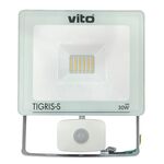 EL042 - Faretto LED da esterno con sensore di movimento 30W 3000k luce calda - Illuminazione da Esterno