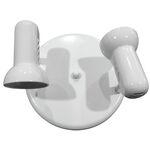 EL043 - Lampada applique da parete 2xE14 bianca - Illuminazione da Interno