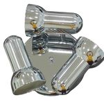 EL047 - Lampada applique da parete 3xE27 in metallo - Illuminazione da Interno