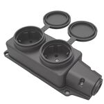 EL1467 - Multipresa schuko 2 posti 2P+T IP44 Vito - Connettività