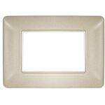 EL1546 - Placca in tecnopolimero 3P color sabbia compatibile Matix - Compatibile Matix