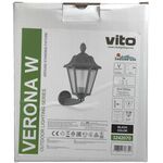 EL164 - Lampada applique da parete per esterni 1xE27 280x390mm Vito - Illuminazione da Esterno